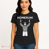 Funny HomeRun Baseball Football Up Women's T-Shirt thumb 4