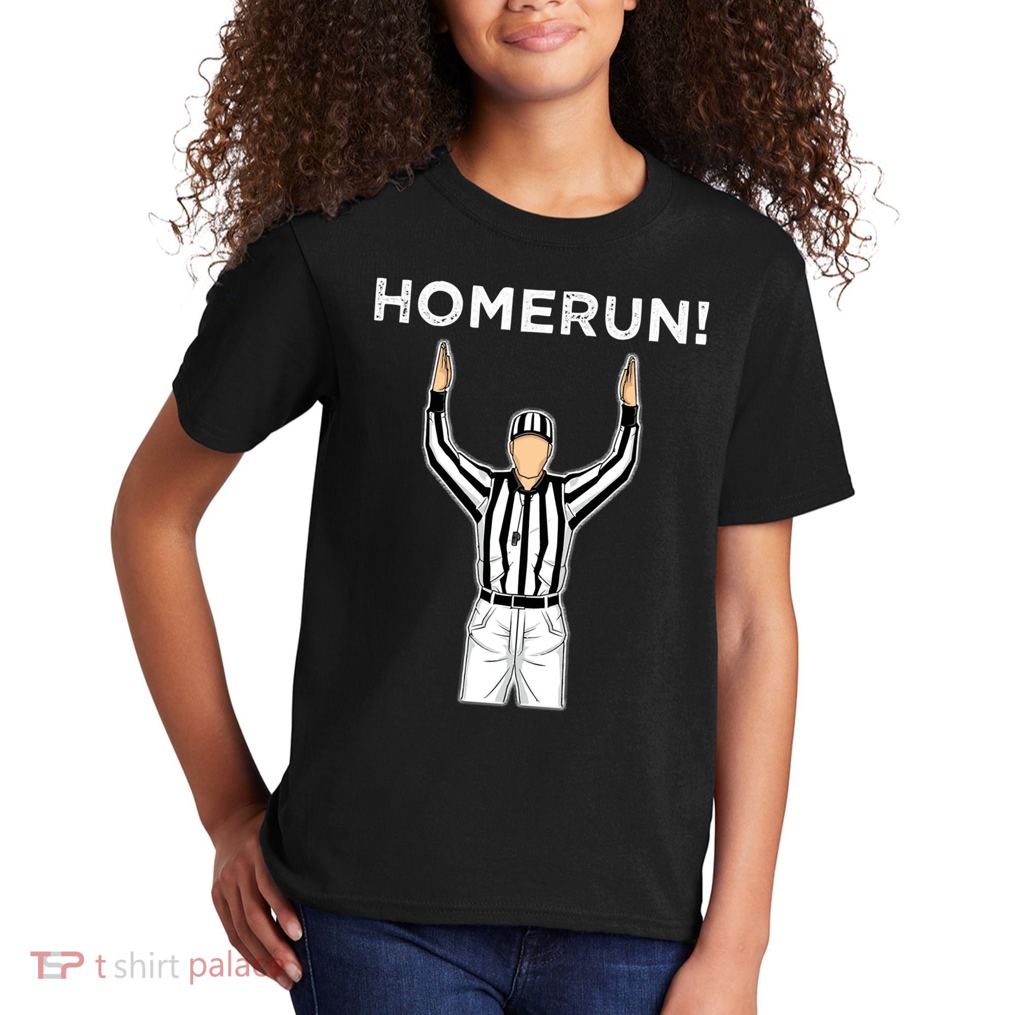 Funny HomeRun Baseball Football Up Kids T-Shirt