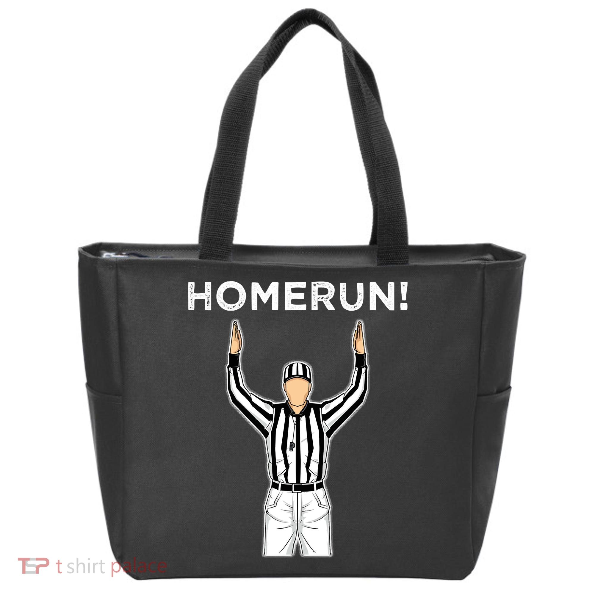 Funny HomeRun Baseball Football Up Tote Bag