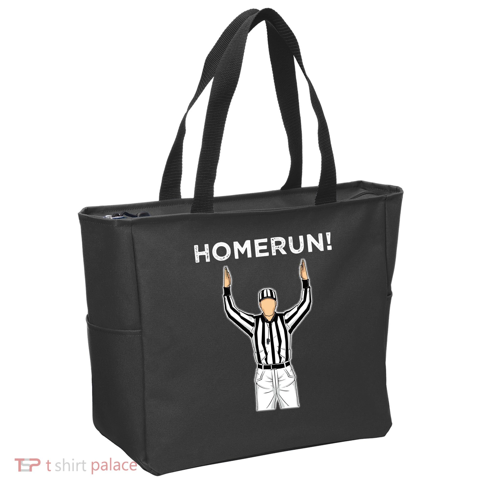 Funny HomeRun Baseball Football Up Tote Bag