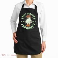 Funny Halloween Boot Scootin Spooky Cowboy Ghost Apron thumb 2