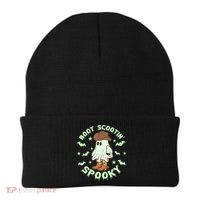 Funny Halloween Boot Scootin Spooky Cowboy Ghost Beanie thumb 0