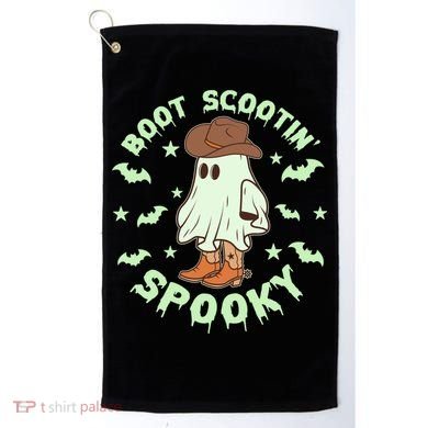 Funny Halloween Boot Scootin Spooky Cowboy Ghost Golf Towel