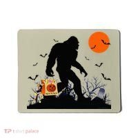 Funny Halloween Bigfoot Trick or Treating Bigfoot Mousepad thumb 0
