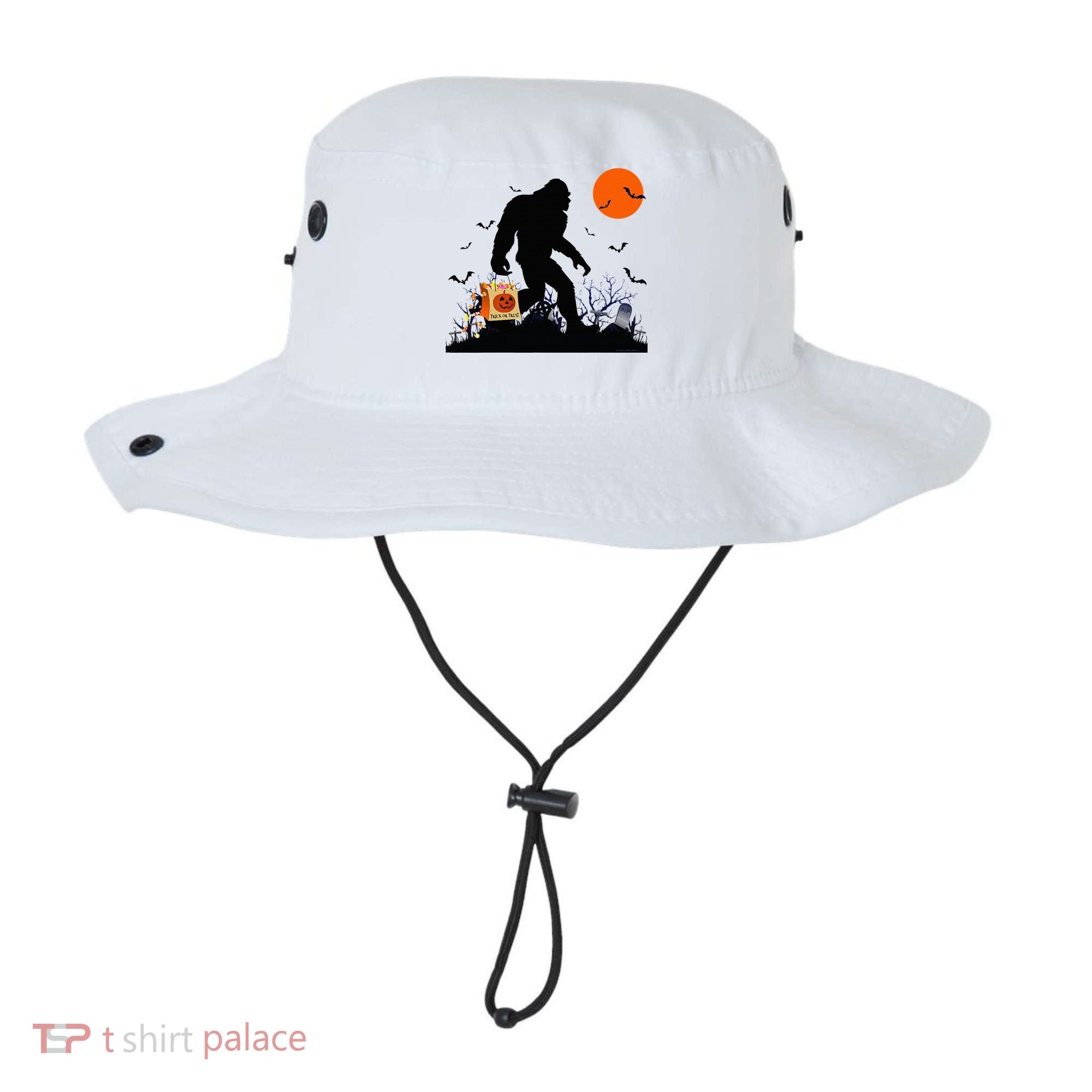 Funny Halloween Bigfoot Trick or Treating Bigfoot Bucket Hat