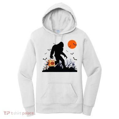 Funny Halloween Bigfoot Trick or Treating Bigfoot Women's Hoodie