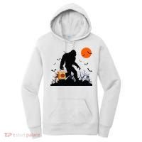 Funny Halloween Bigfoot Trick or Treating Bigfoot Women's Hoodie thumb 0