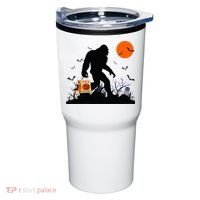 Funny Halloween Bigfoot Trick or Treating Bigfoot Tumbler thumb 0