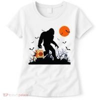 Funny Halloween Bigfoot Trick or Treating Bigfoot Women's T-Shirt thumb 0