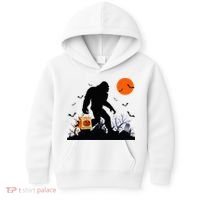 Funny Halloween Bigfoot Trick or Treating Bigfoot Kids Hoodie thumb 0