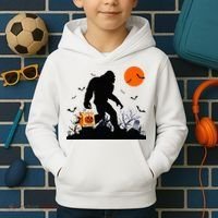 Funny Halloween Bigfoot Trick or Treating Bigfoot Kids Hoodie thumb 2