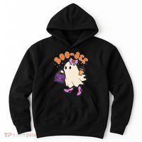 Funny Halloween BooJee Bougie Ghost Girl Hoodie thumb 0