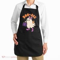 Funny Halloween BooJee Bougie Ghost Girl Apron thumb 2