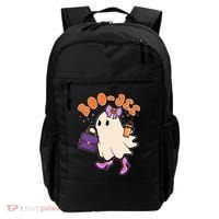 Funny Halloween BooJee Bougie Ghost Girl Backpack thumb 0