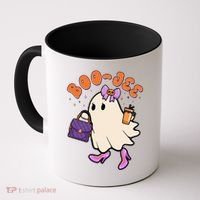 Funny Halloween BooJee Bougie Ghost Girl Coffee Mug thumb 0