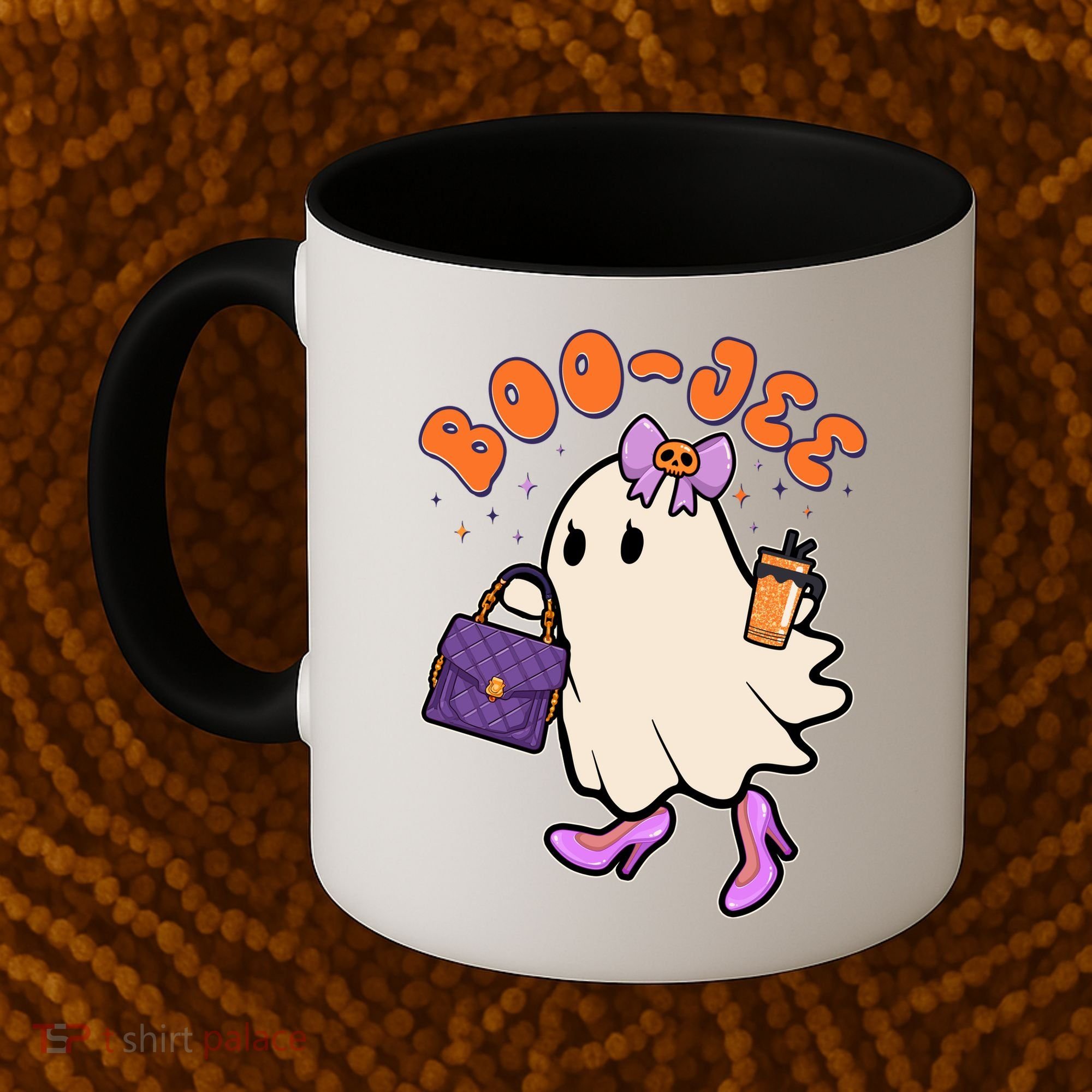 Funny Halloween BooJee Bougie Ghost Girl Coffee Mug