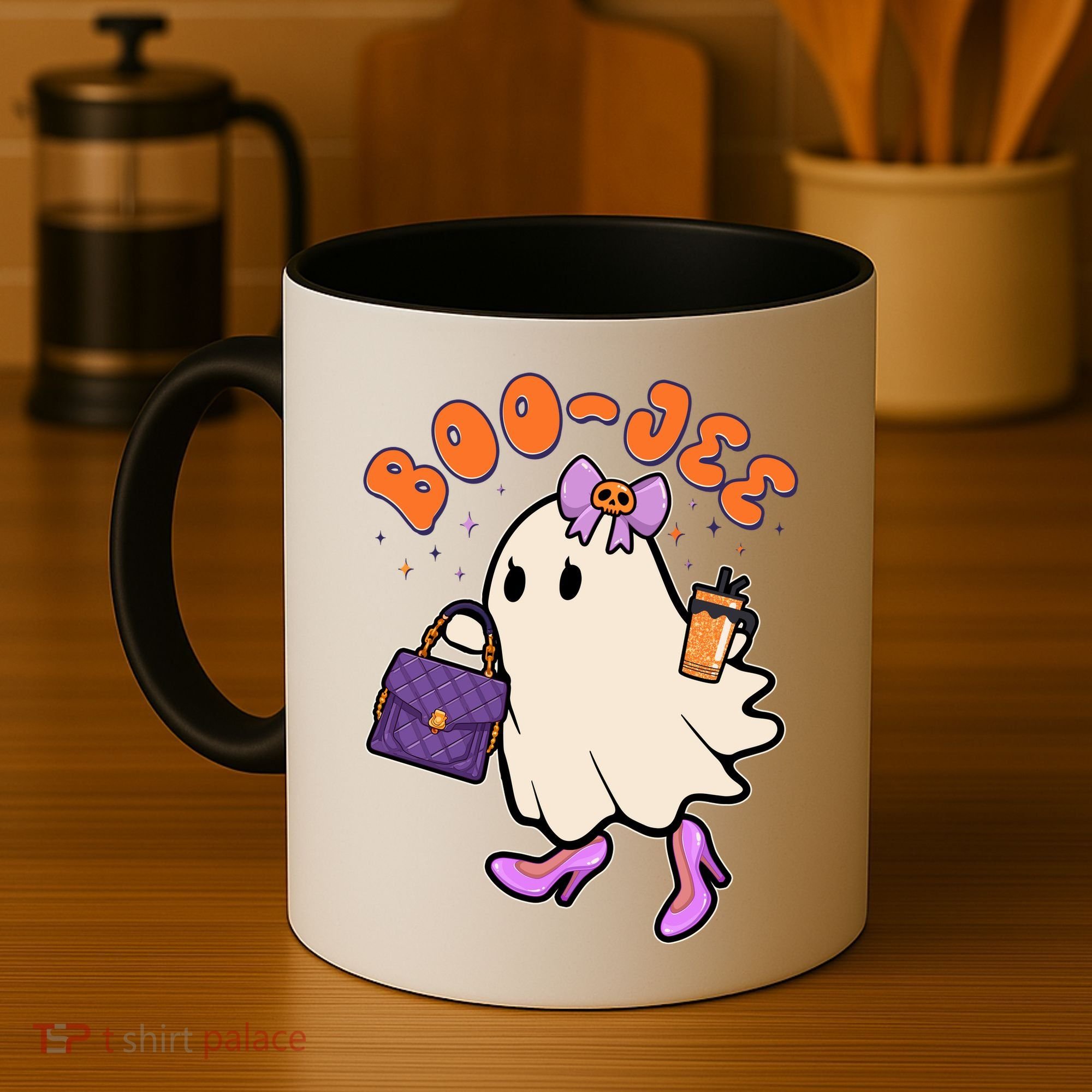 Funny Halloween BooJee Bougie Ghost Girl Coffee Mug