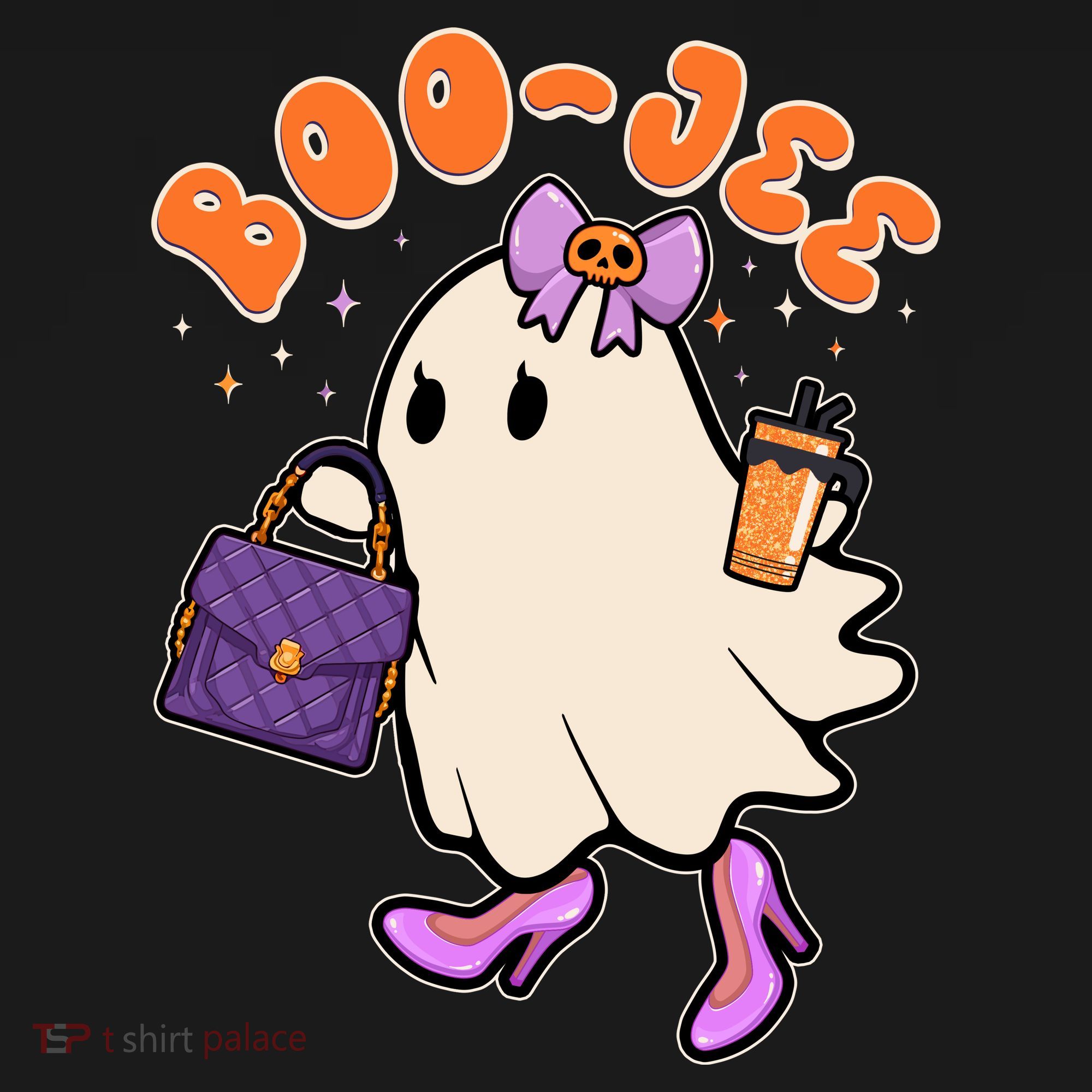 Funny Halloween BooJee Bougie Ghost Girl Women's Hoodie