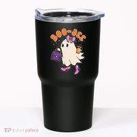 Funny Halloween BooJee Bougie Ghost Girl Tumbler thumb 0