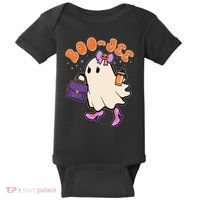 Funny Halloween BooJee Bougie Ghost Girl Baby Bodysuit thumb 0