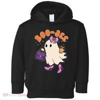Funny Halloween BooJee Bougie Ghost Girl Toddler Hoodie thumb 0