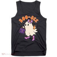 Funny Halloween BooJee Bougie Ghost Girl Tank Top thumb 0