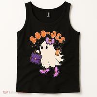 Funny Halloween BooJee Bougie Ghost Girl Tank Top thumb 2