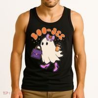 Funny Halloween BooJee Bougie Ghost Girl Tank Top thumb 3