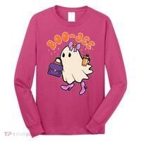 Funny Halloween BooJee Bougie Ghost Girl Long Sleeve Shirt thumb 0