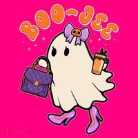 Funny Halloween BooJee Bougie Ghost Girl Sweatshirt thumb 3