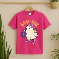 Funny Halloween BooJee Bougie Ghost Girl T-Shirt thumb 2