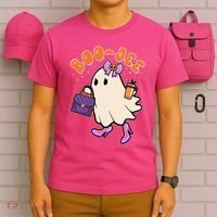 Funny Halloween BooJee Bougie Ghost Girl T-Shirt thumb 6