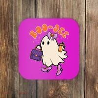 Funny Halloween BooJee Bougie Ghost Girl Coaster thumb 0