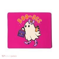 Funny Halloween BooJee Bougie Ghost Girl Mousepad thumb 0