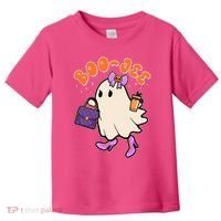 Funny Halloween BooJee Bougie Ghost Girl Toddler T-Shirt thumb 0