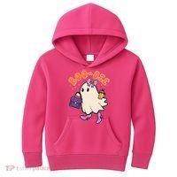 Funny Halloween BooJee Bougie Ghost Girl Kids Hoodie thumb 0