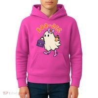 Funny Halloween BooJee Bougie Ghost Girl Kids Hoodie thumb 4