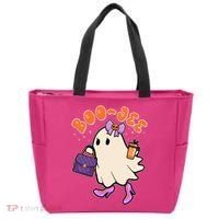 Funny Halloween BooJee Bougie Ghost Girl Tote Bag thumb 0