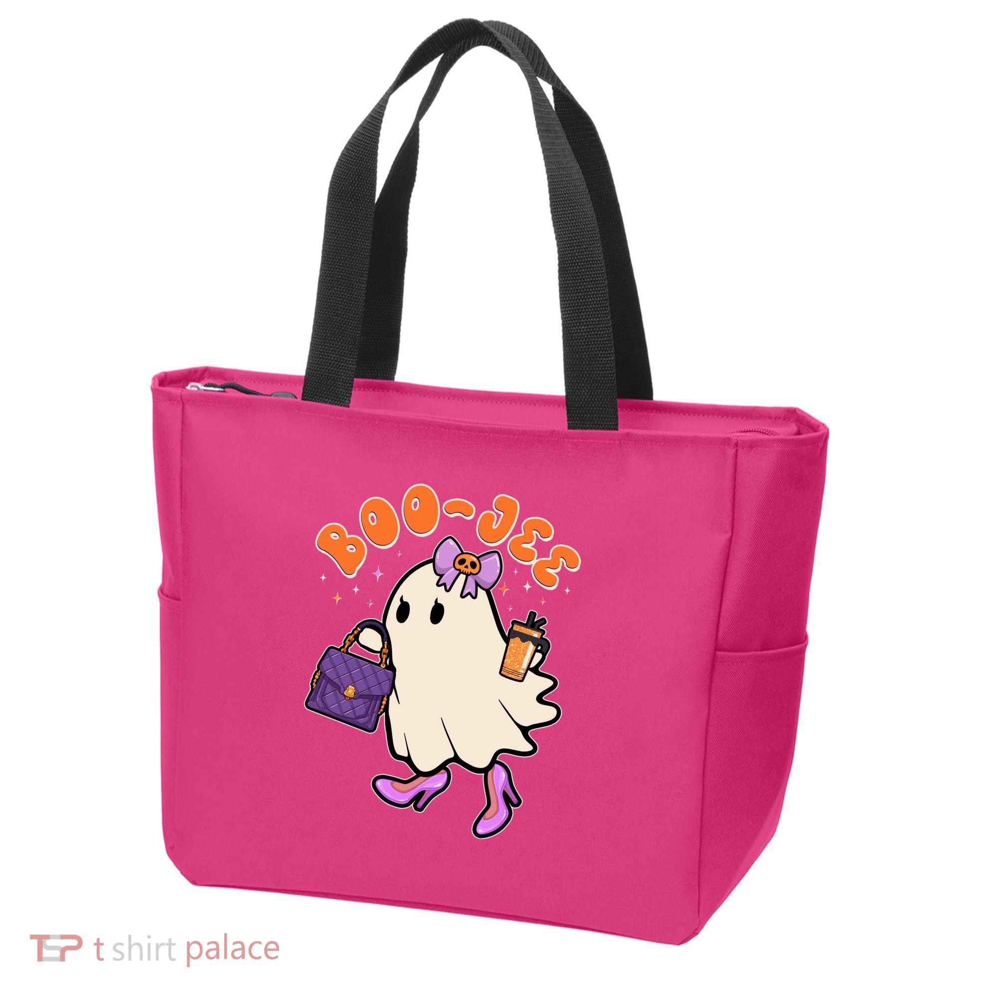 Funny Halloween BooJee Bougie Ghost Girl Tote Bag