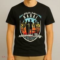 Funny Hanalei Bay Beach Surfing Kauai Surf Vintage T-Shirt thumb 3