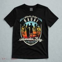 Funny Hanalei Bay Beach Surfing Kauai Surf Vintage T-Shirt thumb 5