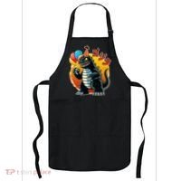 Funny Happy Birthday Japanese Kaiju Monster Apron thumb 0