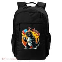 Funny Happy Birthday Japanese Kaiju Monster Backpack thumb 0