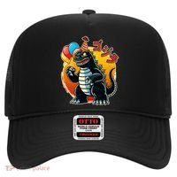 Funny Happy Birthday Japanese Kaiju Monster Hat thumb 0