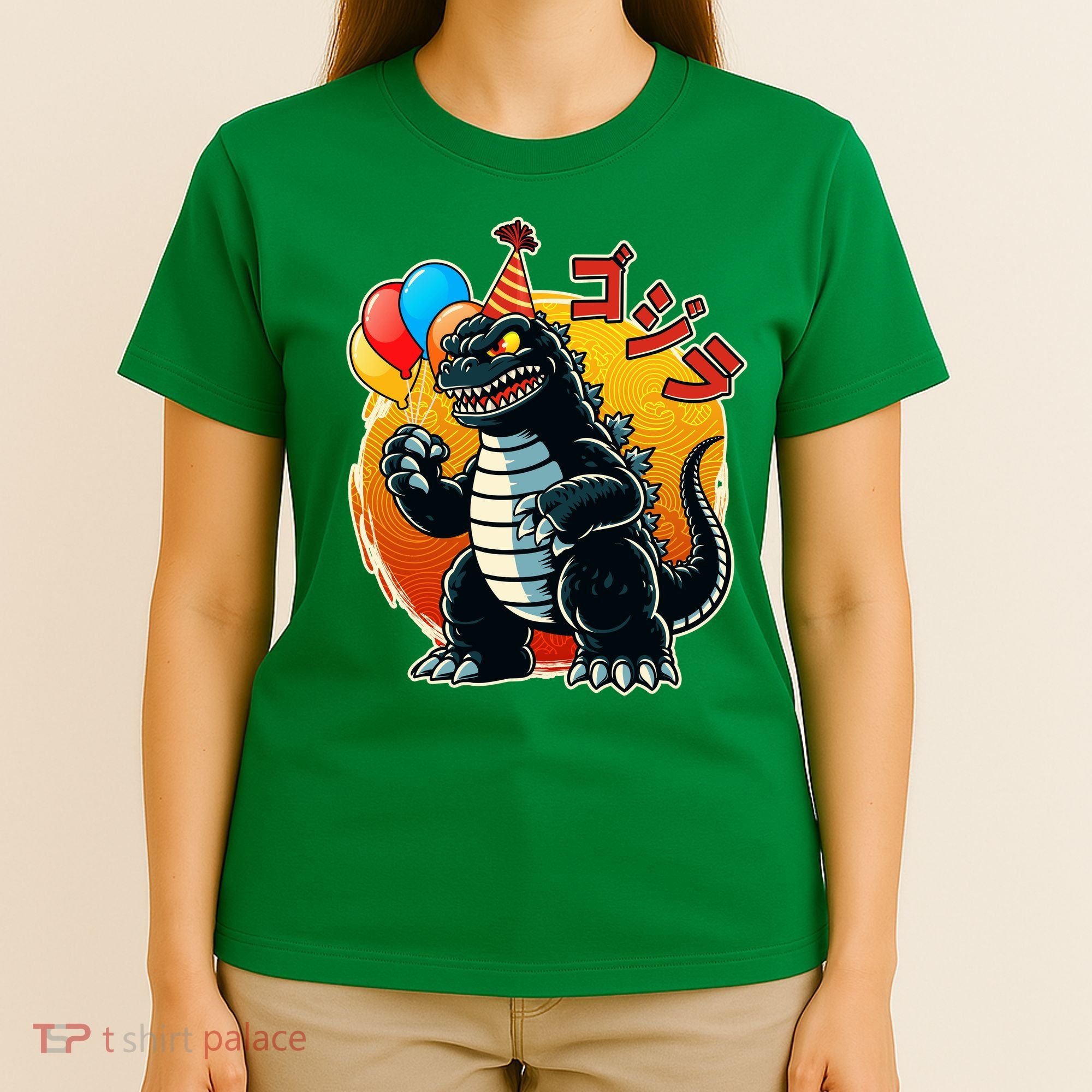 Funny Happy Birthday Japanese Kaiju Monster T-Shirt