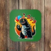 Funny Happy Birthday Japanese Kaiju Monster Coaster thumb 0