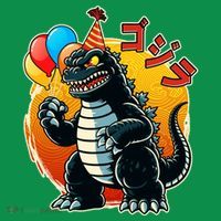 Funny Happy Birthday Japanese Kaiju Monster Women's T-Shirt thumb 6
