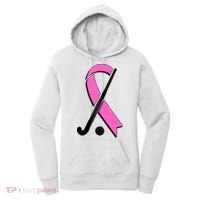 Field Hockey Breast Cancer Awareness Ribbon Women's Hoodie thumb 0