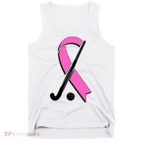 Field Hockey Breast Cancer Awareness Ribbon Tank Top thumb 0
