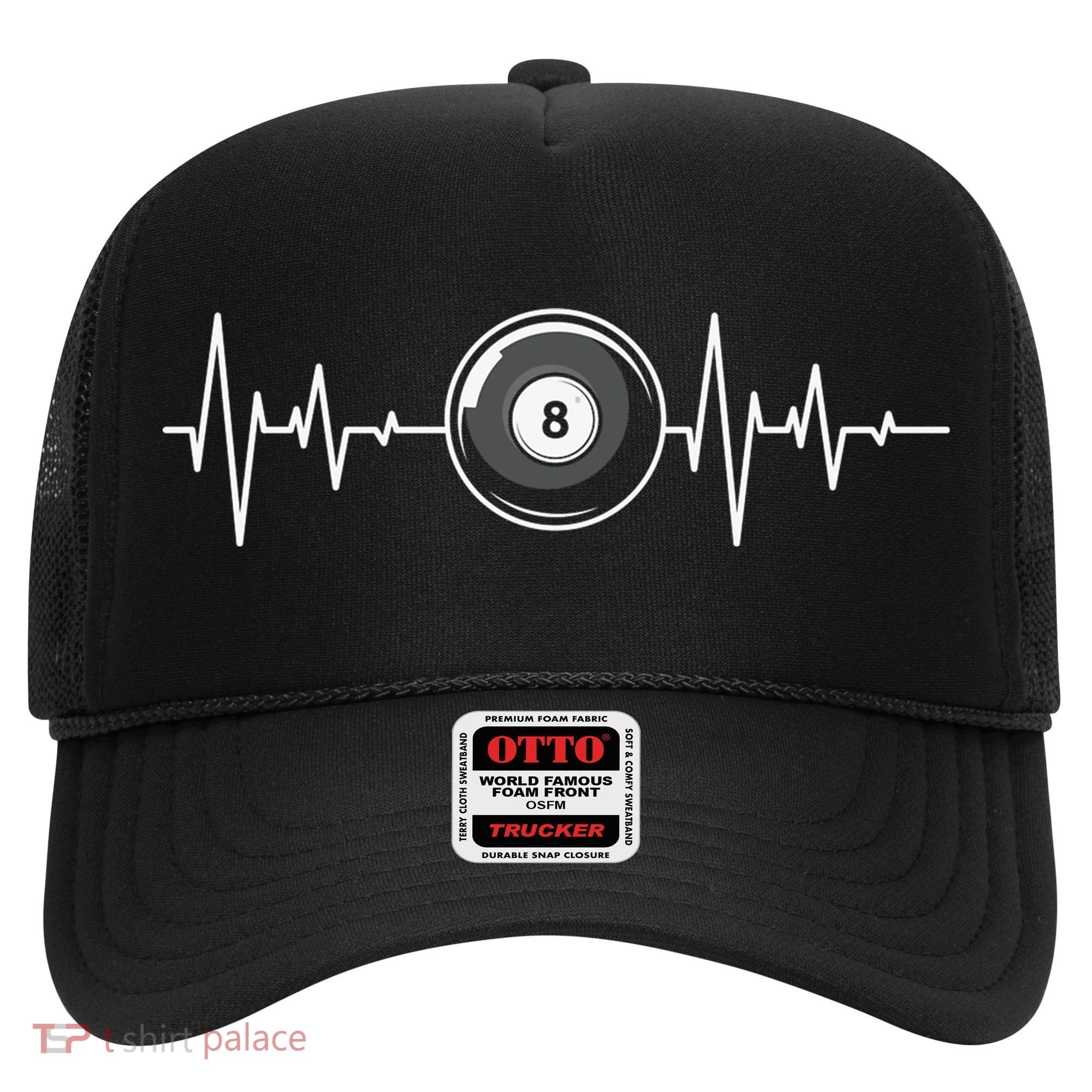 Funny Heartbeaat Billiards Dad Gift For Father’s Day Hat